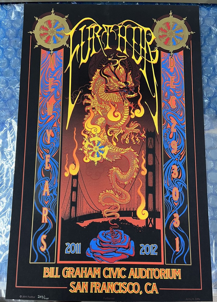 FURTHUR New Years Eve 2011 San Francisco Richard Biffle Tour Poster-image
