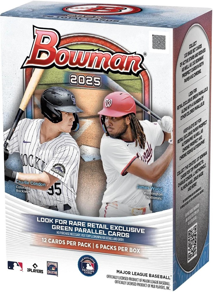 2025 Bowman Baseball Factory Sealed Rip & Ship Value Blaster Box