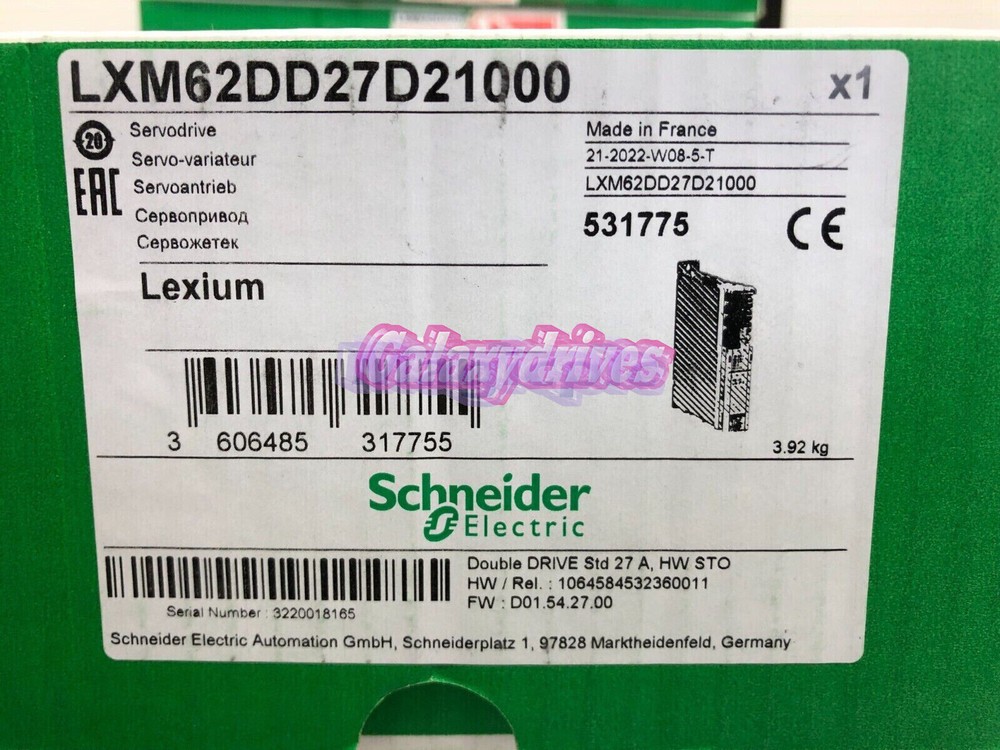 NEW Schneider Servo Driver LXM62DD27D21000 Motion Controller spot sales (1Pcs)
