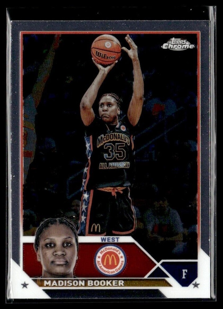 2023-24 TOPPS CHROME MADISON BOOKER MCDONALD'S ALL AMERICAN #39