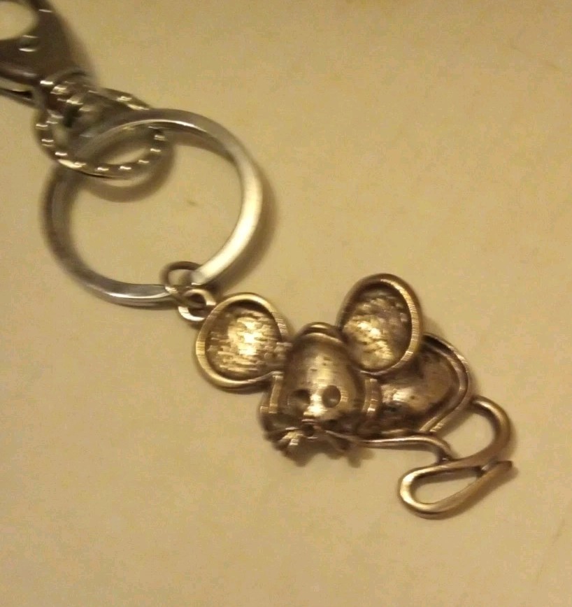 Bling Artsy Crossbody Purse with Mouse Charm Shoulder Bag Accessory  