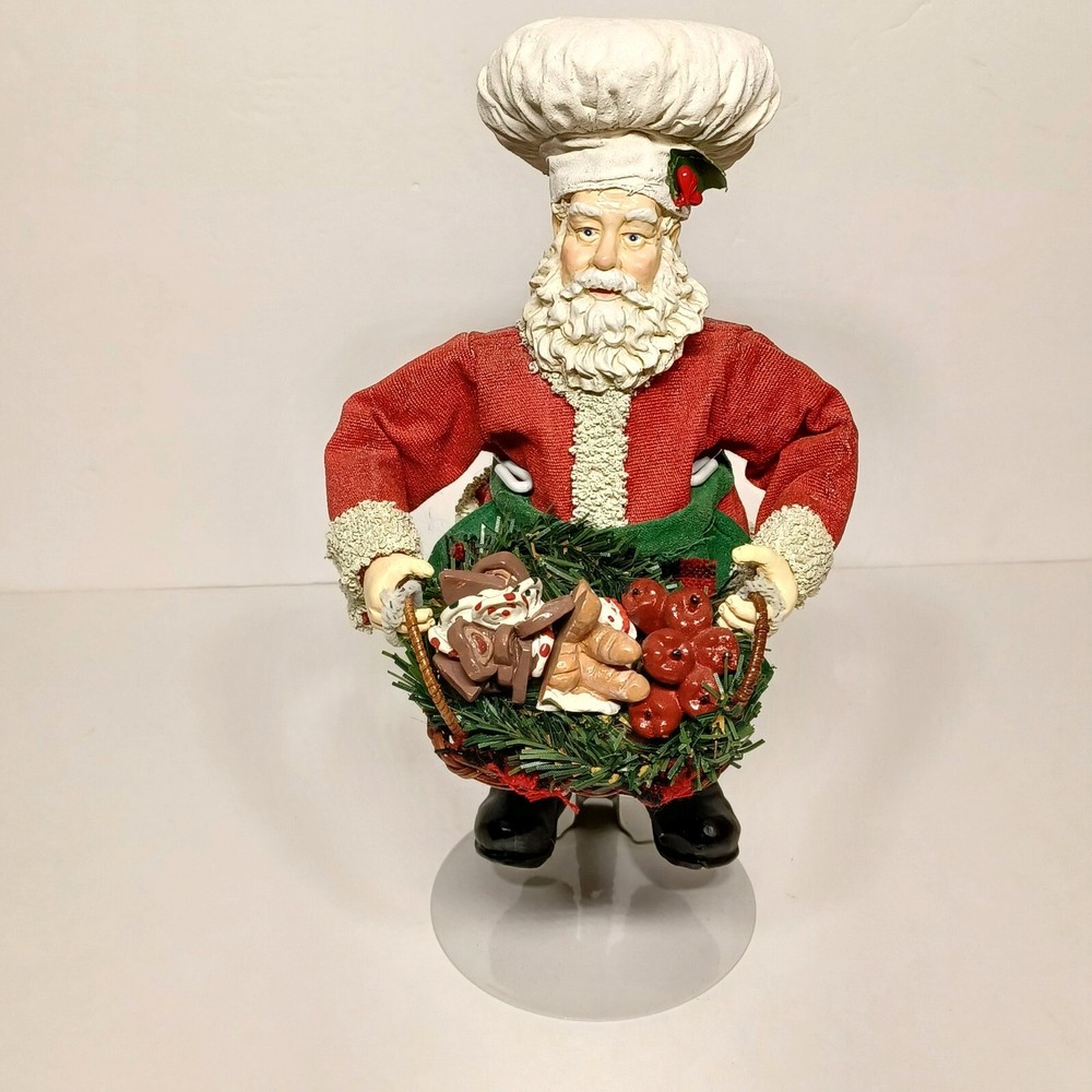 VTG 90s Norwegian Santa Baker Figurine Classic Collectible May Dept Stores 1994