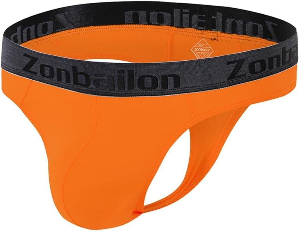 Men's Thong Bamboo Soft T-back Mens Underwear Comfort Fit Stretch Tagless T-Back