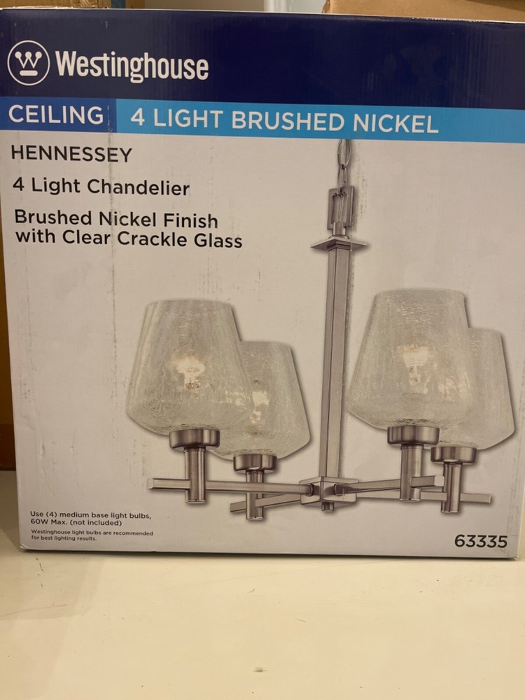 Westinghouse Hennessey 4 light Chandelier