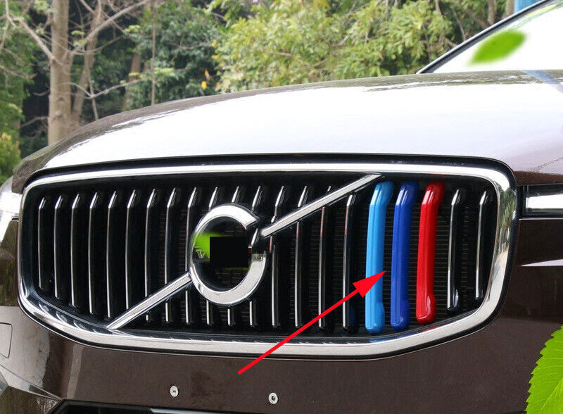 2018-2021 Volvo XC60 ABS Left Triple Color Front Grille Trim