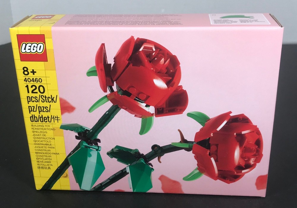 LEGO Roses 40460 Flower Bouquet Gift Set for Valentine’s Day Mothers or Easter Brand New Sealed-image