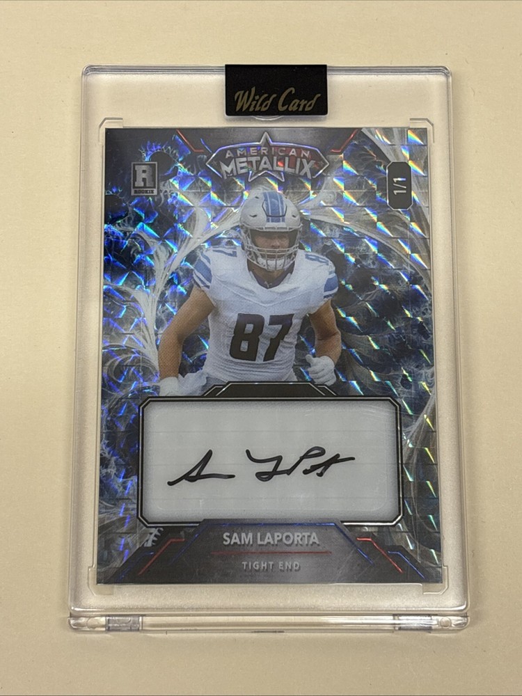 2023 Wild Card American Metallix Auto Sam Laporte  1/1