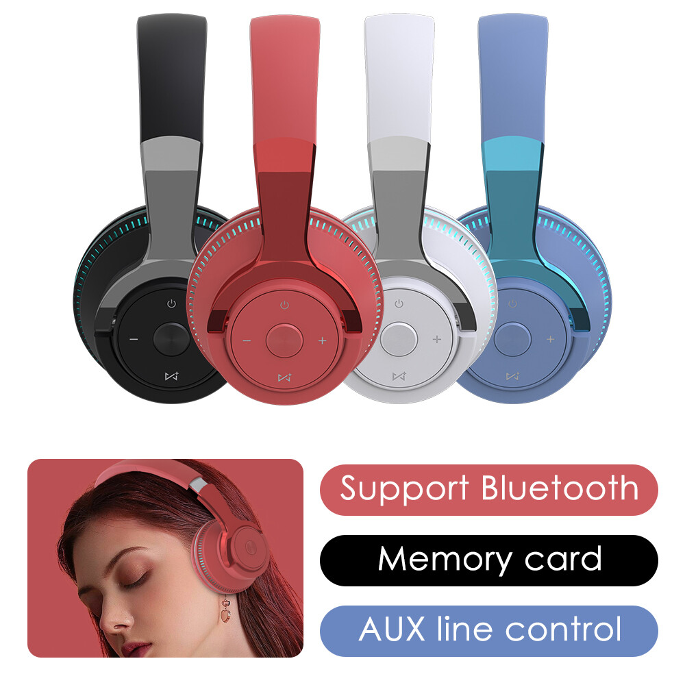 Wireless Over-Ear Bluetooth Headphones with Noise Cancellation and 650mAh Battery