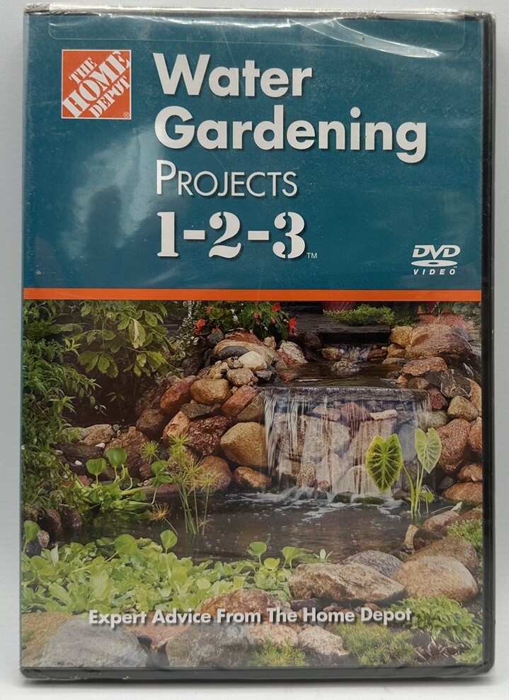 Water Garden Projects 1-2-3 Home Depot 1-2-3 DVD Brand New Sealed Free Shipping