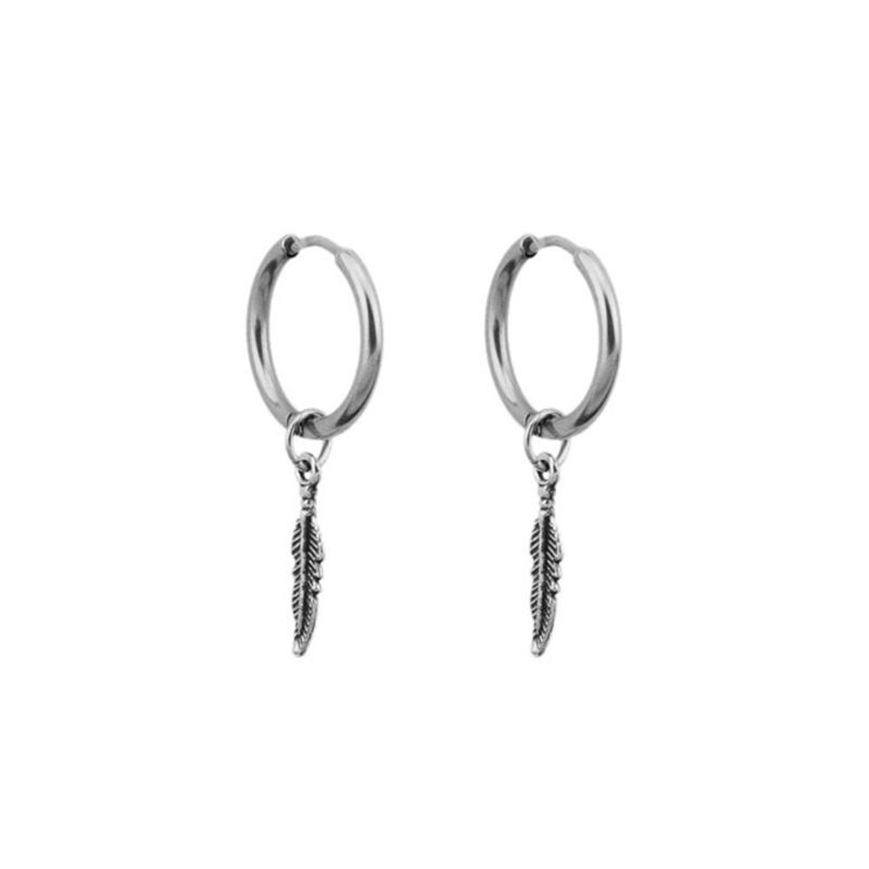 Trendy Pendant Dangle Earrings Pair Hoop Earrings for Birthday Gift