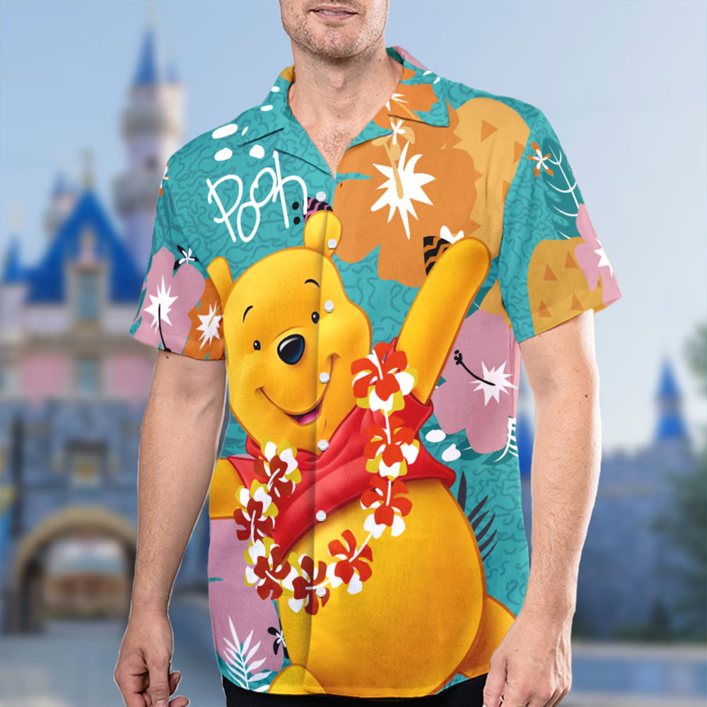 Yellow Bear 3D HAWAII SHIRT All Over Print Father Day Gift Best Price US Size