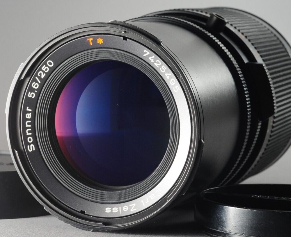 Near Mint Hasselblad Carl Zeiss Sonnar T* CF 250mm F/5.6 Lens From Japan #3403