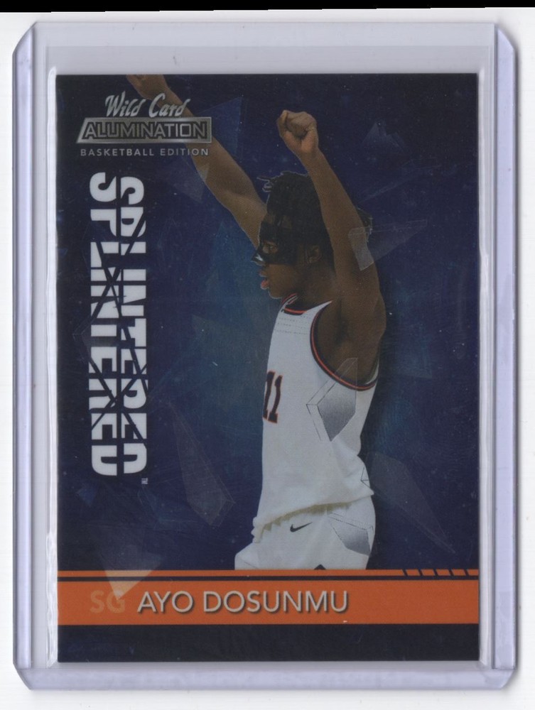 2021-22 Wild Card Alumination Splintered Ayo Dosunmu Chicago Bulls #ASP-5
