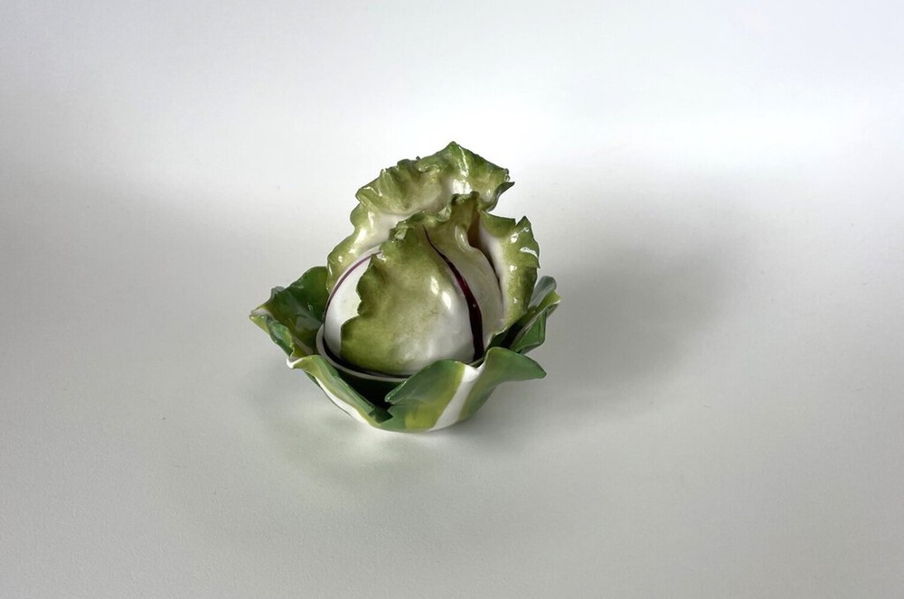 DIDIER GARDILLOU PORCELAIN RADDISH FORM BOX