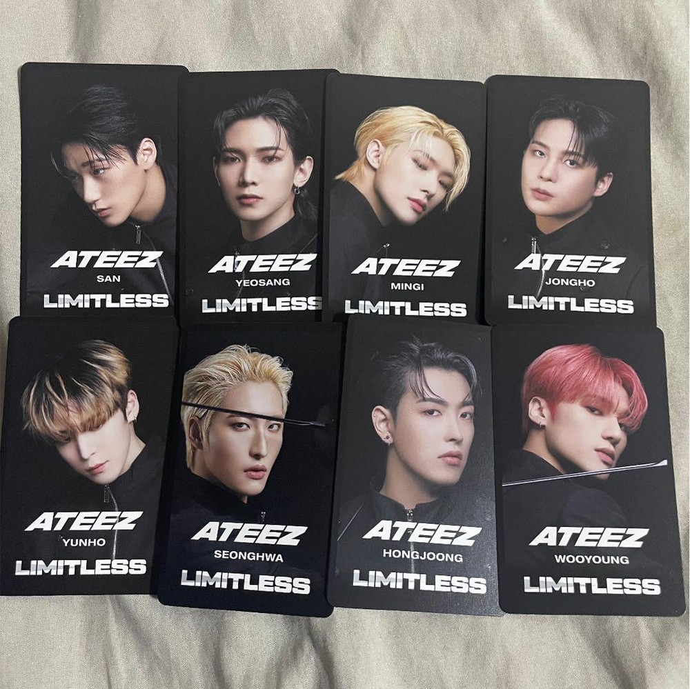 ATEEZ All Members Limitless HMV Coupon Ver. Official Photocard Complete Set-image