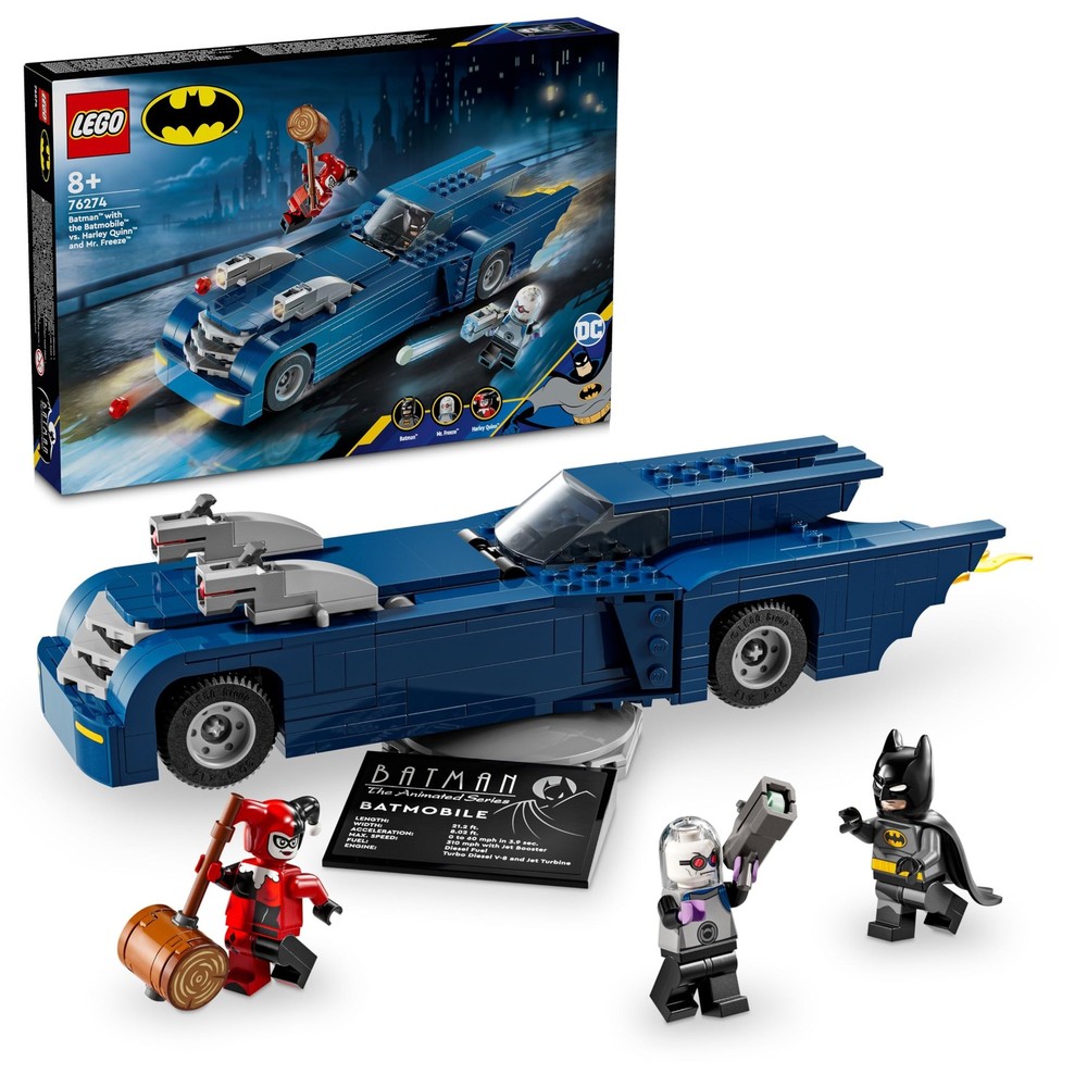 LEGO Batman Batmobile Chase with Harley Quinn and Mr. Freeze 76274