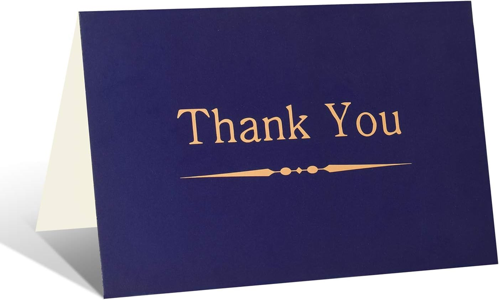 20 Thank You Cards - Greeting Cards Blank Cards with Envelopes and Sealing Stick