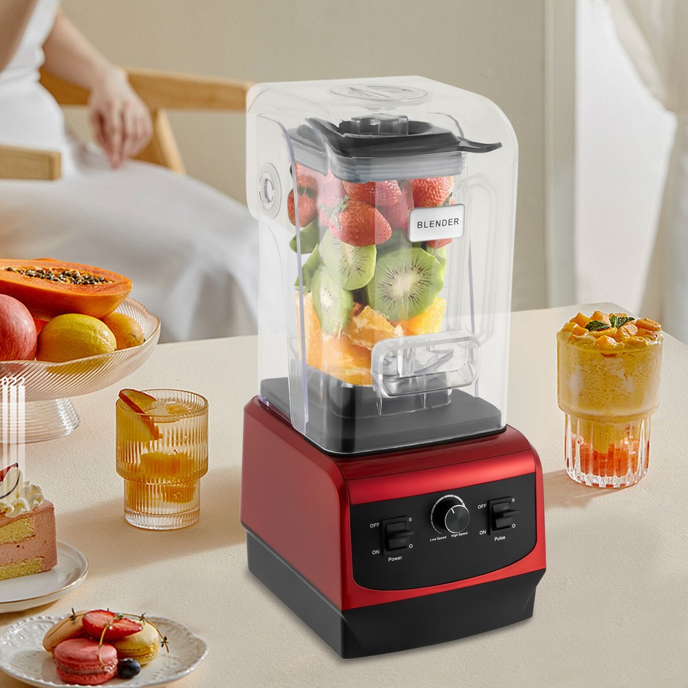 Commercial 2.2L Smoothie Blender for Frozen Drinks and Slushies