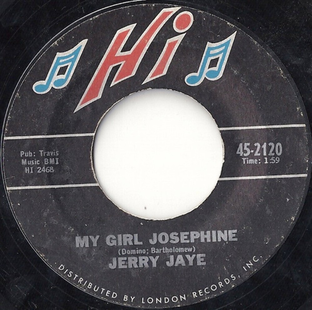Jerry Jaye - My Girl Josephine (7