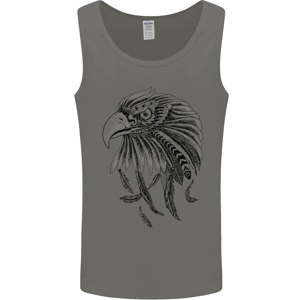 Eagle Ornithology Bird of Prey Mens Vest Tank Top