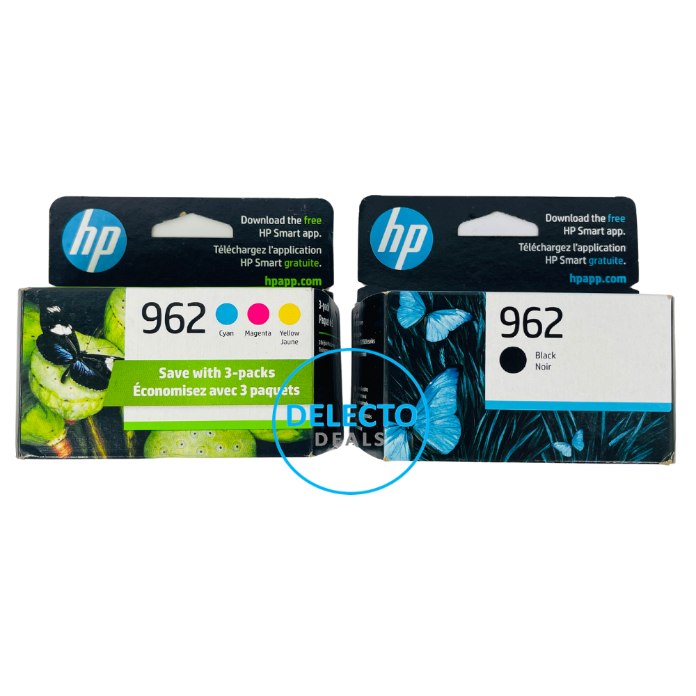HP 962 Black Cyan Magenta Yellow Ink Cartridges for HP Printers 3HZ99AN 3HZ96AN 3HZ97AN 3HZ98AN