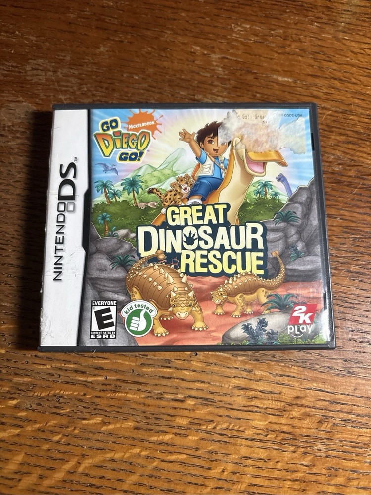 Go Diego Go!: Great Dinosaur Rescue - Nintendo DS Complete CIB ( 2008 )