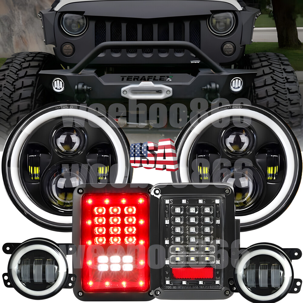 For Jeep Wrangler JK 07-18 Combo 7