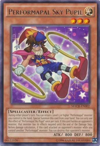 Performapal Sky Pupil - MACR-EN002 - Rare - Unlimited Edition - Lightly Played