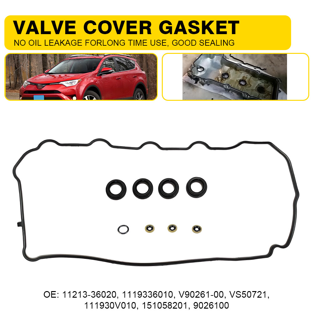 Valve Cover Gasket Grommet Spark Plug Seal Tube For RAV4 TOYOTA VENZA HIGHLANDER