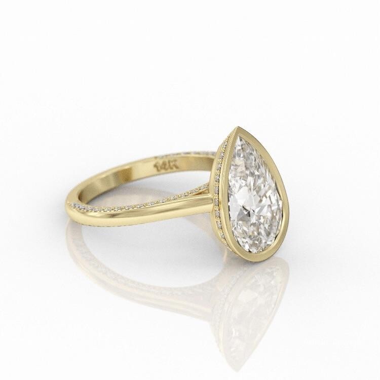 Christmas Sale Moissanite Stone Stackable Ring Jewelry Size All Size 925 Silver-image