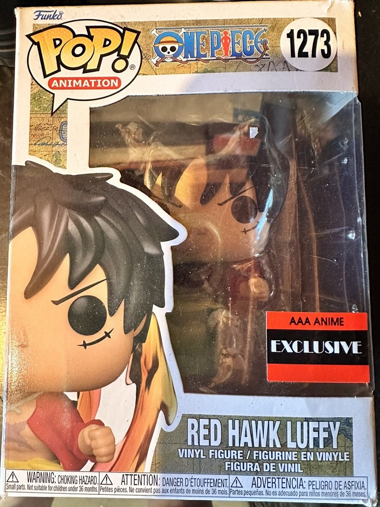 Funko Pop One Piece Luffy Red Hawk Figure Anime