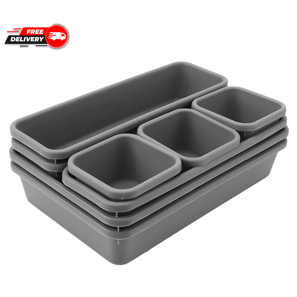 8Pc/Set Storage Drawer Storage Box Sundries Jewellery Holder Make up Organizer B