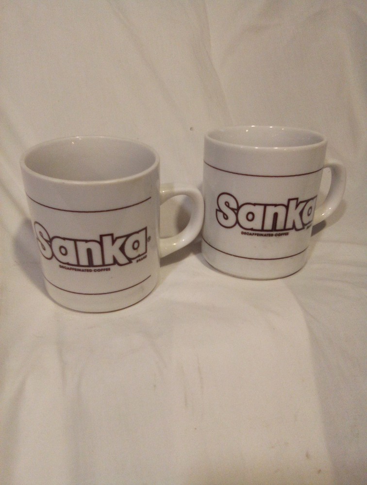 Vintage Sanka Coffee Mugs ...L...
