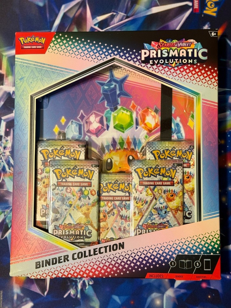 Pokemon TCG: Scarlet & Violet - Prismatic Evolutions - Binder Collection IN-HAND