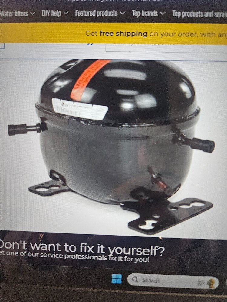 Samsung Refrigerator Compressor TCA35911902 Replacement Part