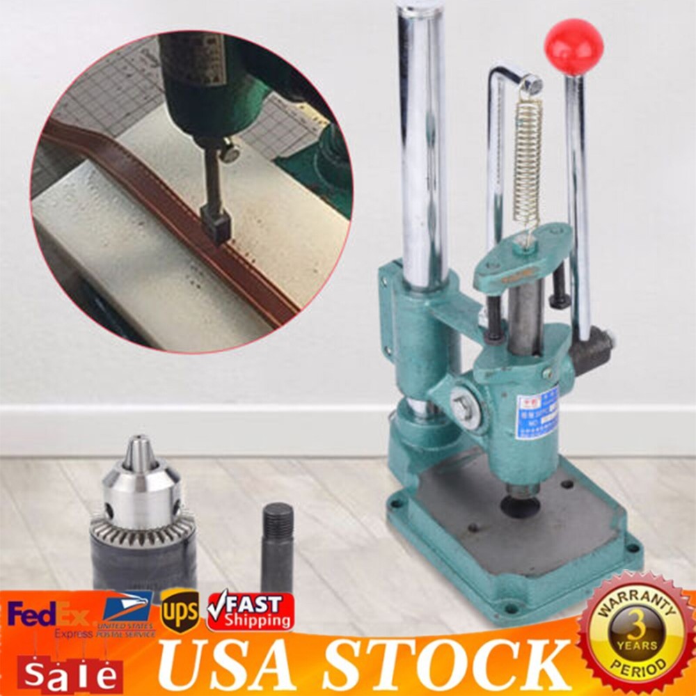 Heavy Duty Stamp Press Punching Logo Tool Embossing Leather Imprinting Machine
