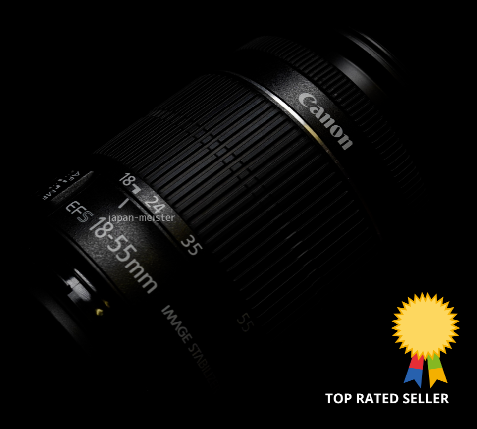 Mint Canon EF-S 18-55mm F/3.5-5.6 IS STM Lens Black From Japan #3358