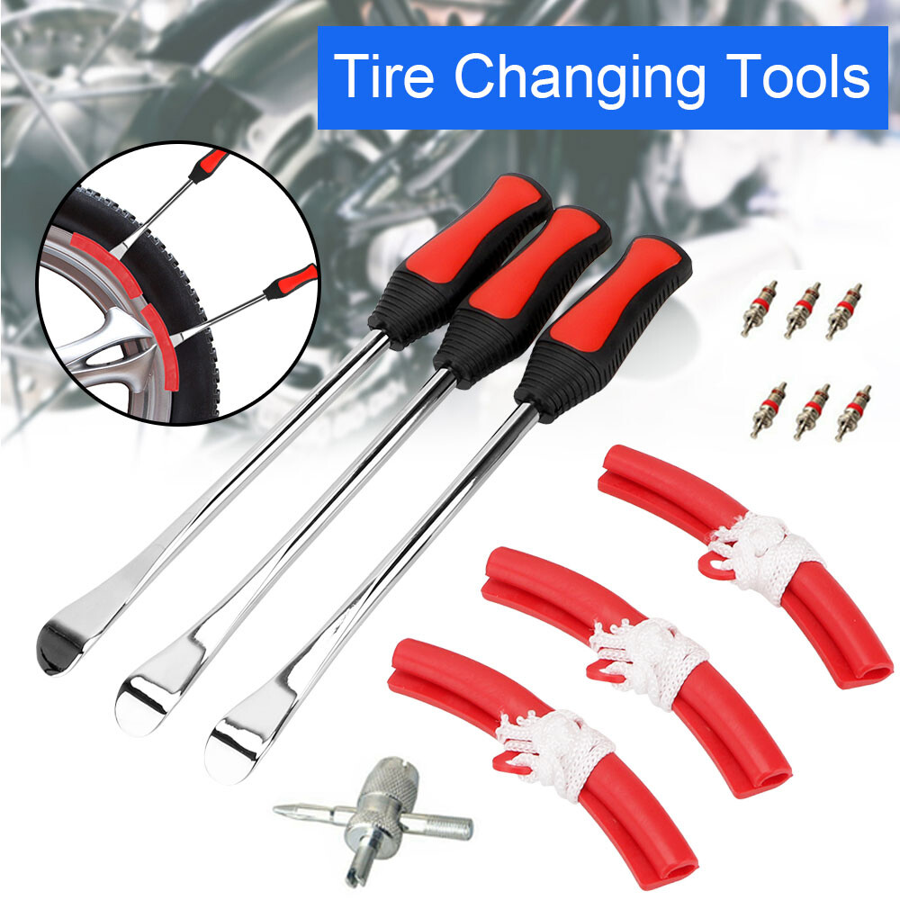 Universal Motorcycle Bike Tire Spoon Iron Tire Change Lever Tool Rim Protector A