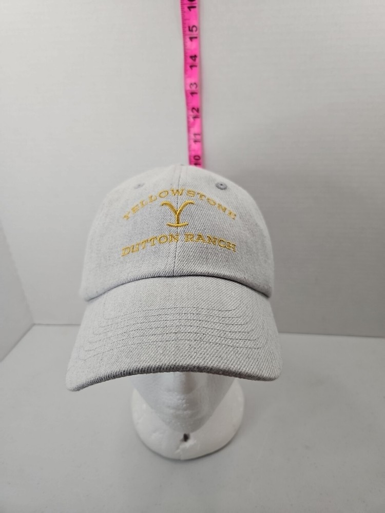 Yellowstone Dutton Ranch Baseball Cap Mens One Size Curved Brim Embroidered Logo