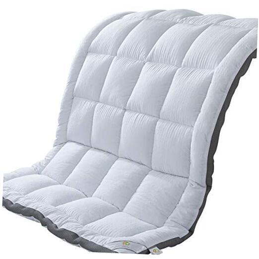 Mattress Topper Queen & Mattress Pad Queen(60''*80''*2''） Microfiber 3D Bubble