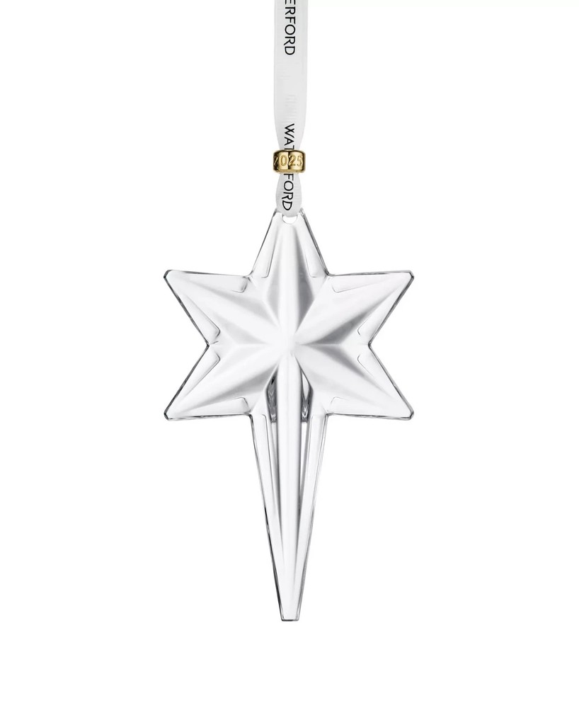 Waterford 2025 Annual Snowstar Crystal Christmas Ornament Holiday Decor