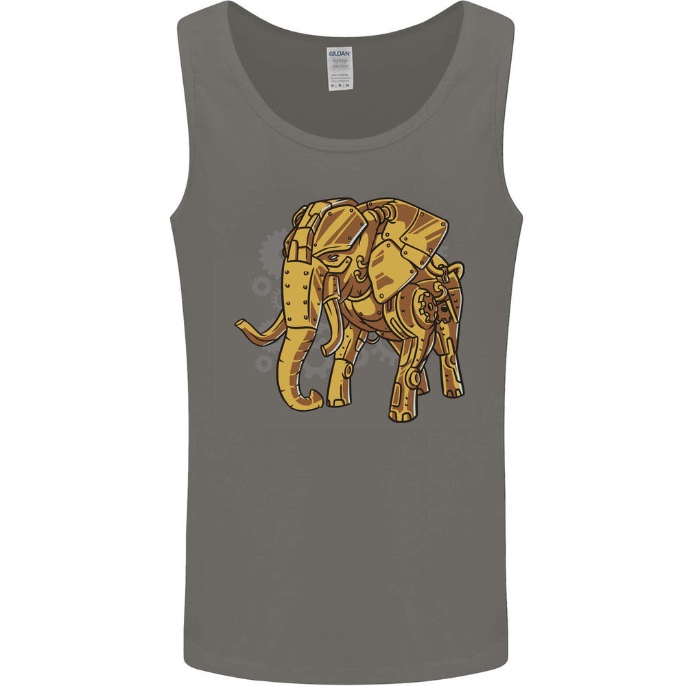 A Steampunk Elephant Mens Vest Tank Top