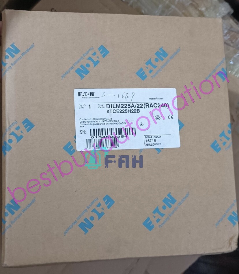1pc EATON DILM225A/22 (RAC240) New kontaktor