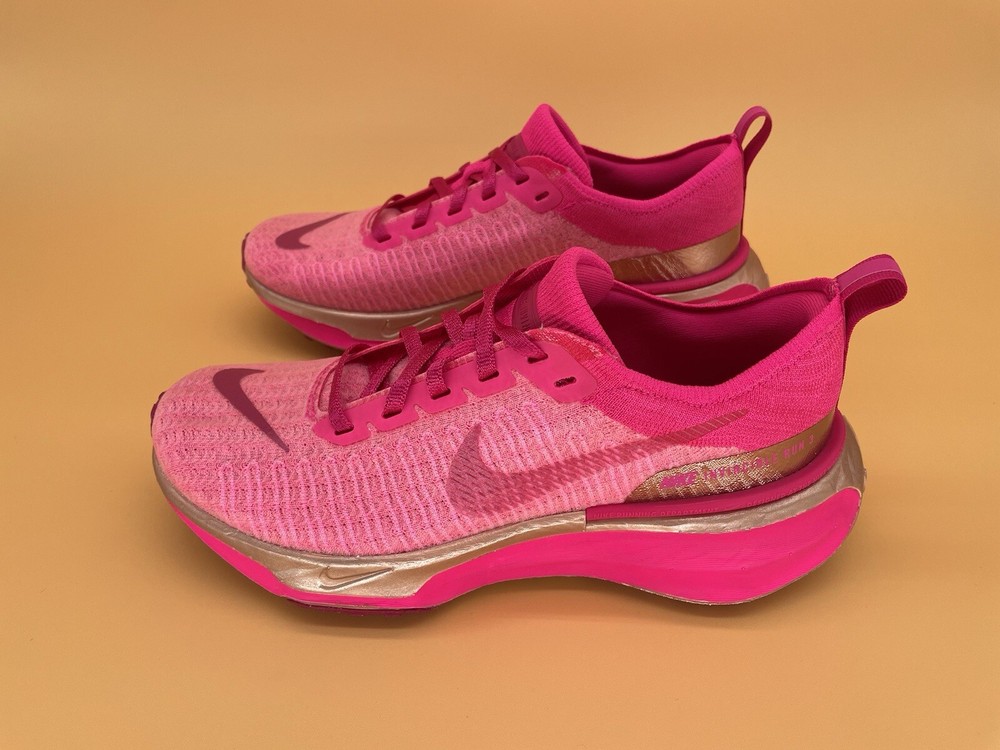 Sz 9 Nike Invincible Run 3 Fierce Pink Women Running Shoes New No Shoebox