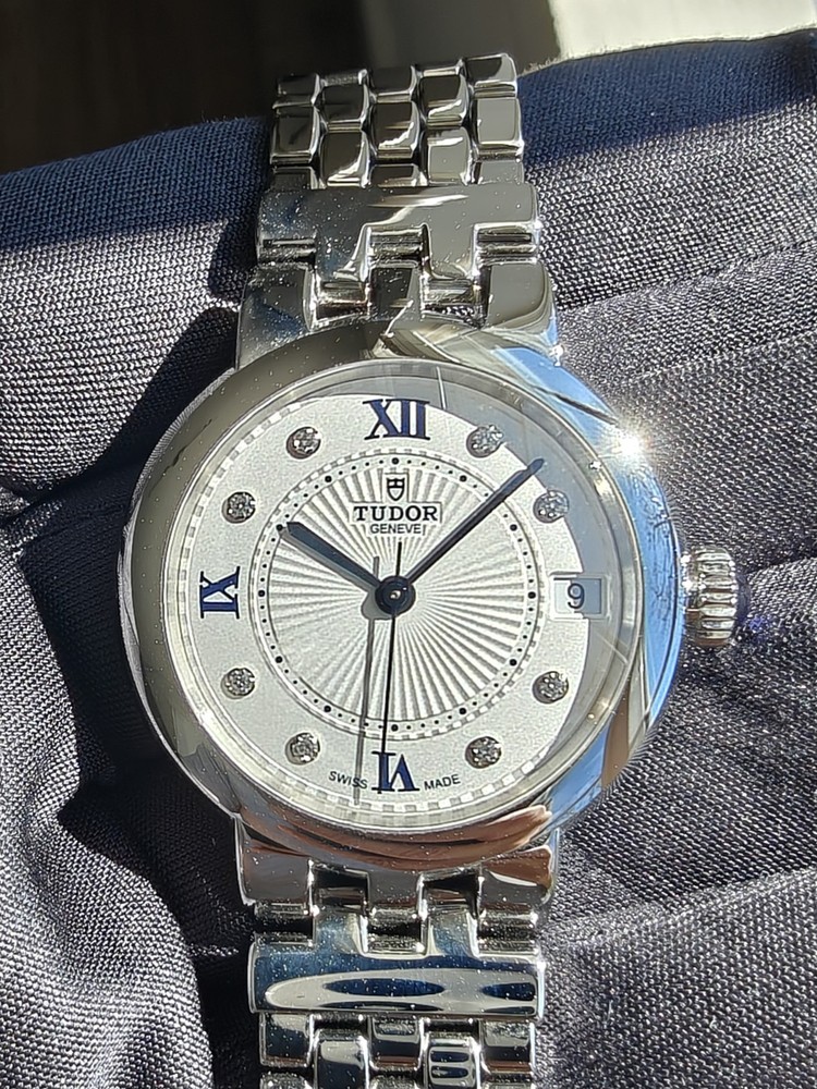 Tudor Clair De Rose, Steel Diamonds 34mm, Ref# M35800-0004 Unworn 2026