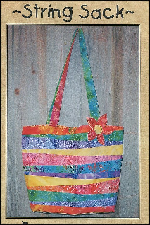 2004 String Sack Purse Bag Tote Sewing Pattern This & That #003