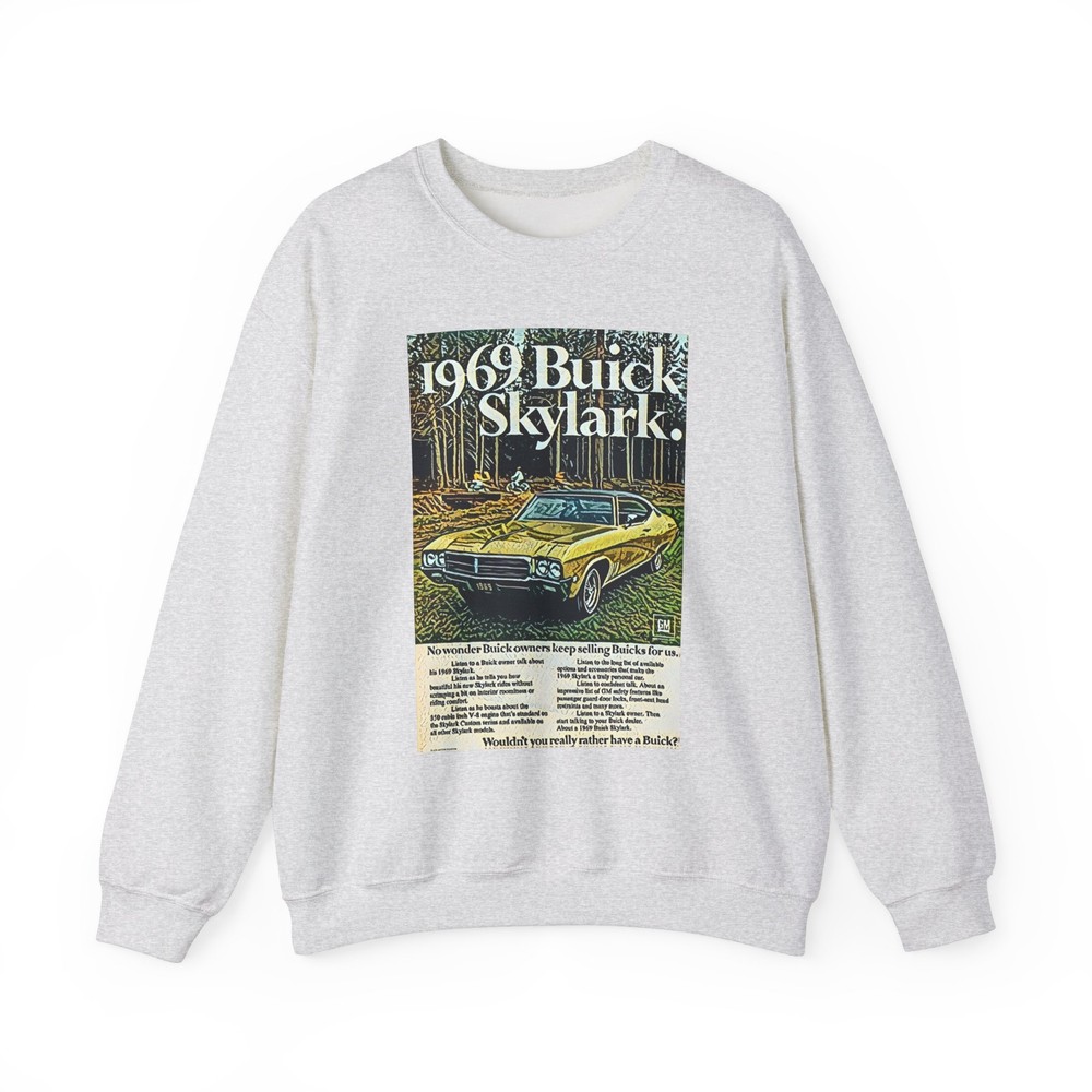 1969 Buick Skylark Graphic Print Retro Unisex Heavy Blend™ Crewneck Sweatshirt