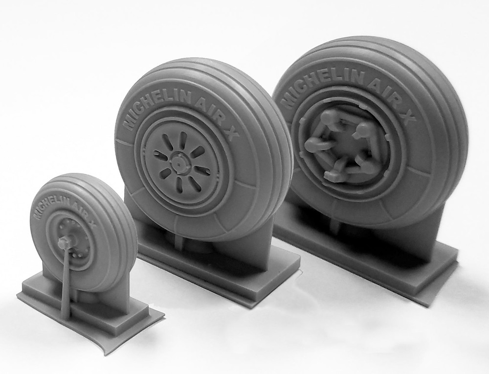 1:32 Scale True Details Lockheed Martin F-22A Raptor Wheel Set