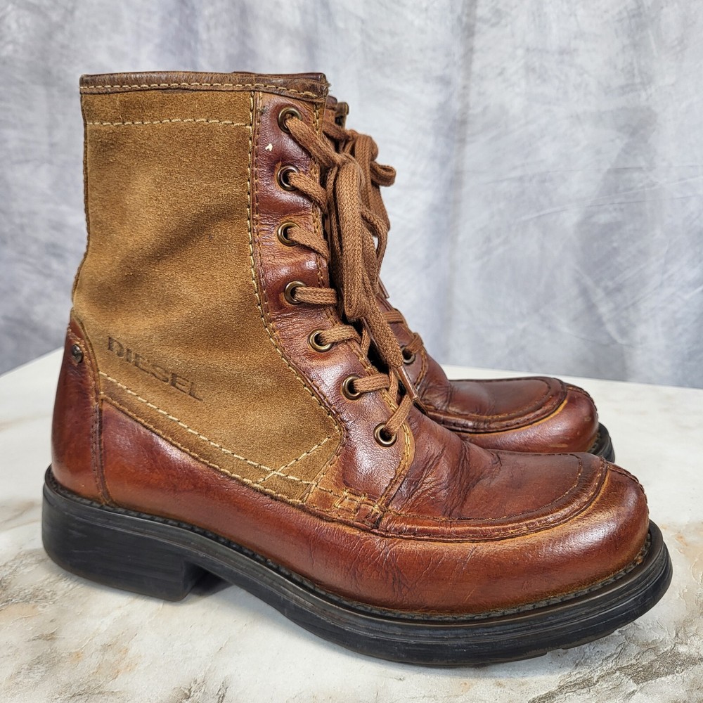 Diesel Moc Toe Leather & Suede 8