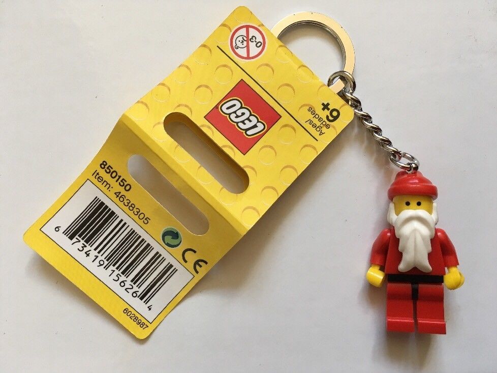 LEGO Santa Claus Key Chain 850150 New With Tag Free Shipping-image